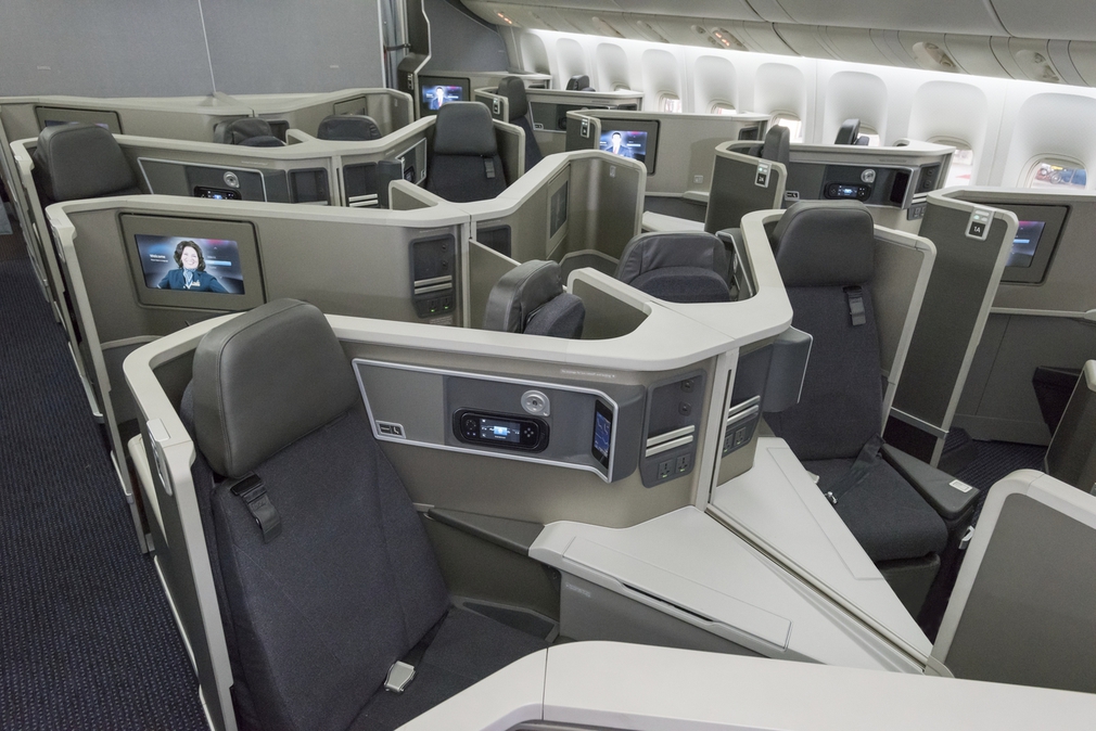 American Airlines Business Class cabin