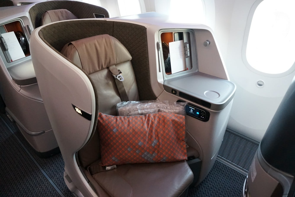 Singapore Airlines 2018 Business Class