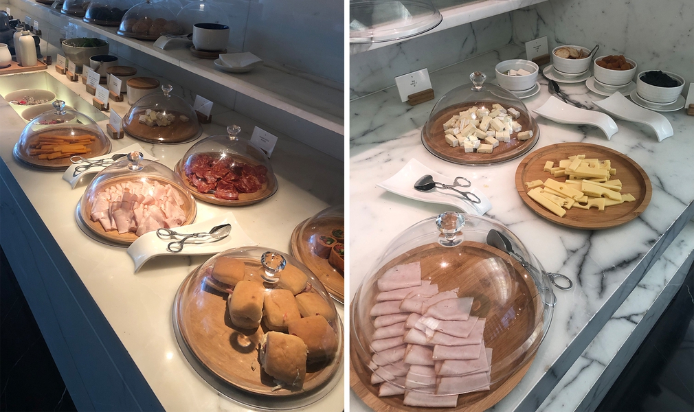 Buffet in The Wing lounge