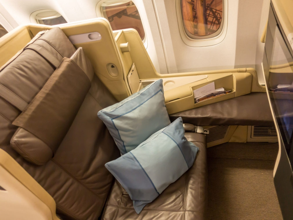 Singapore Airlines 2006 Business Class seat
