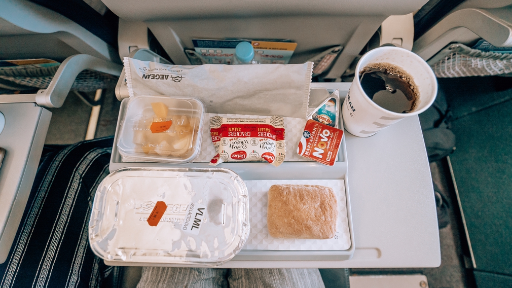 Aegean Airlines food