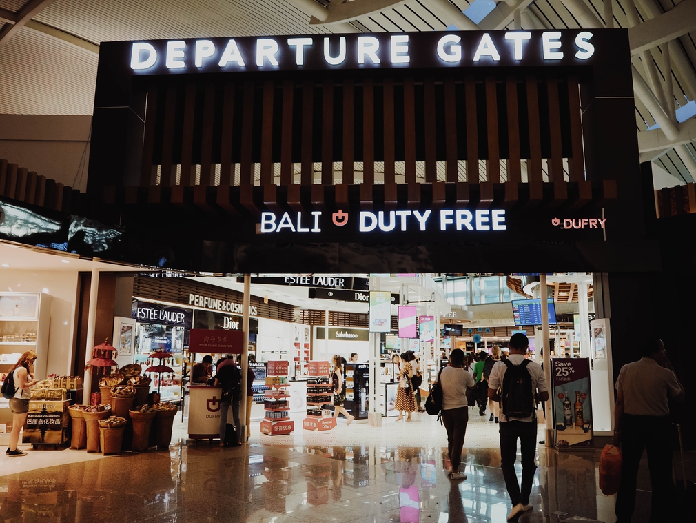 Denpasar airport gate