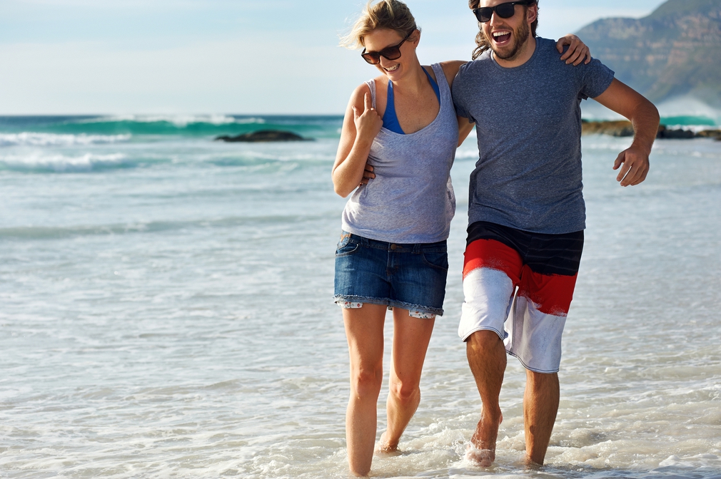 Couple at the beach