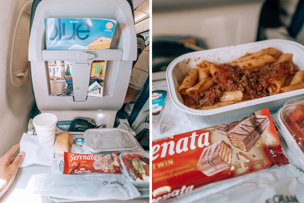 Aegean Airlines food