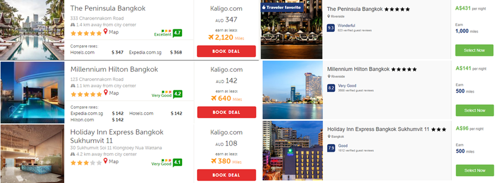 Booking a hotel online