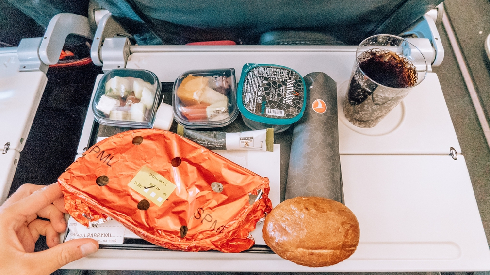 Turkish Airlines food