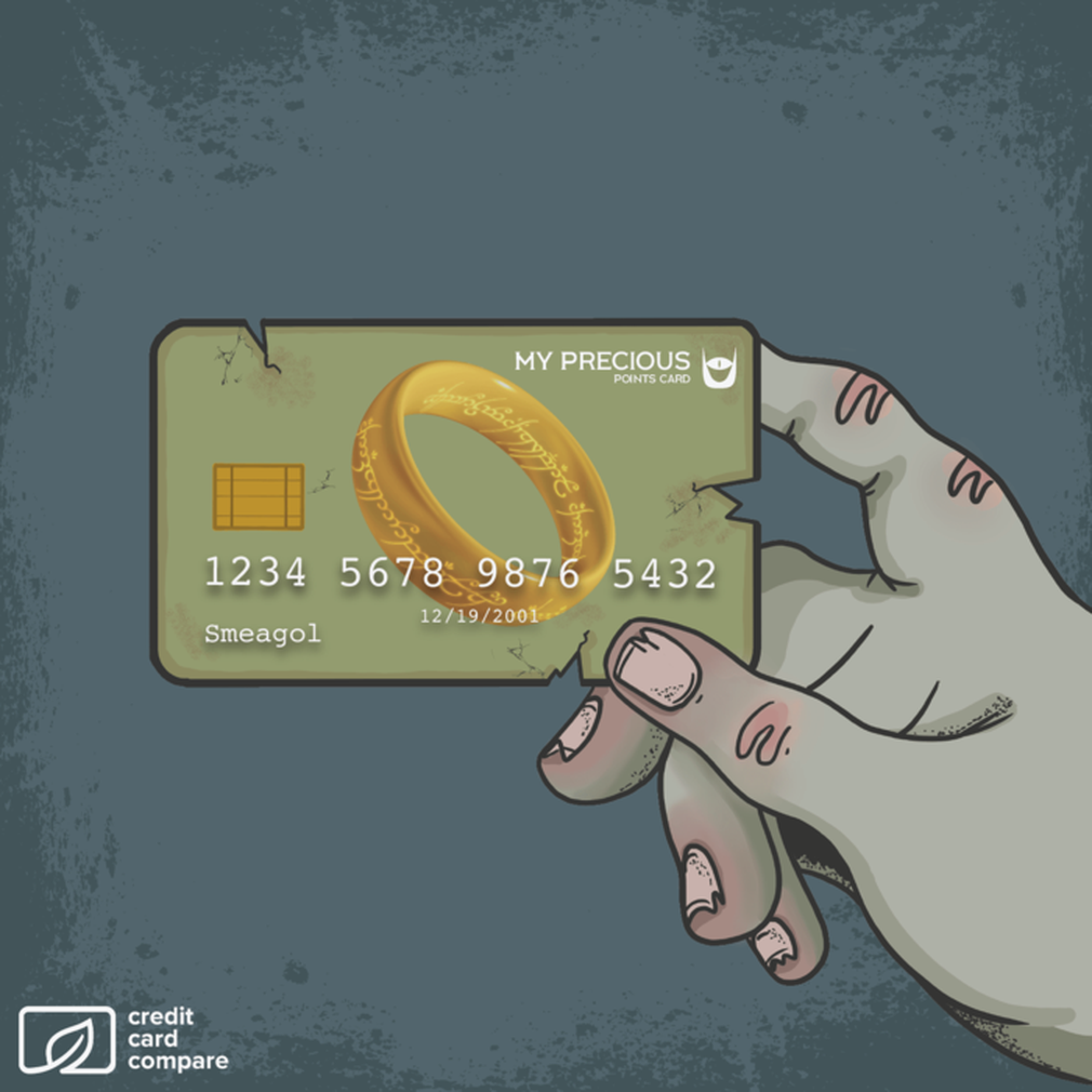 Lord of the Rings Gollum credit card