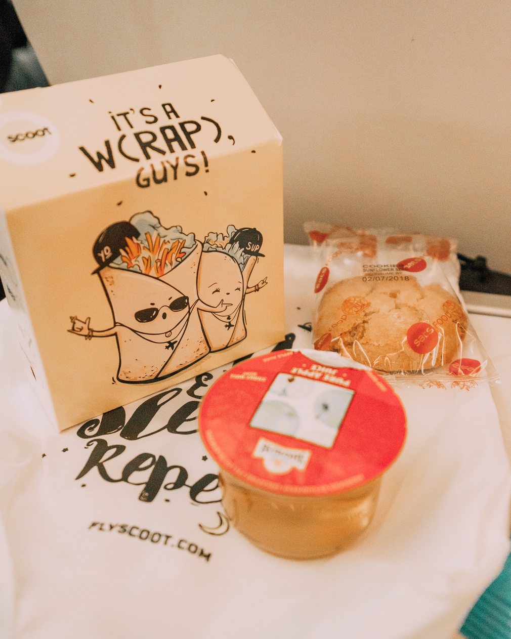 Wrap on the flight