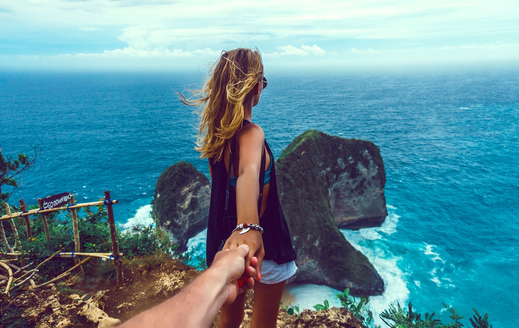 Young couple in Bali