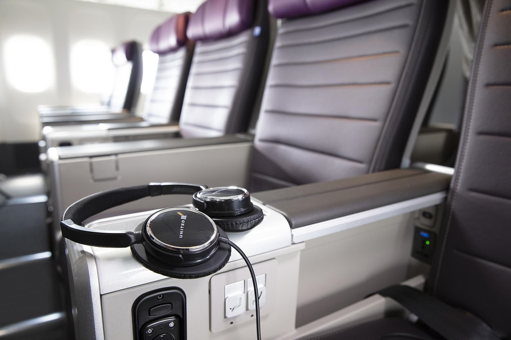 United Airlines Premium Plus seat