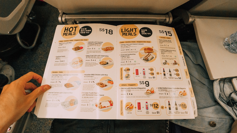 scoot menu