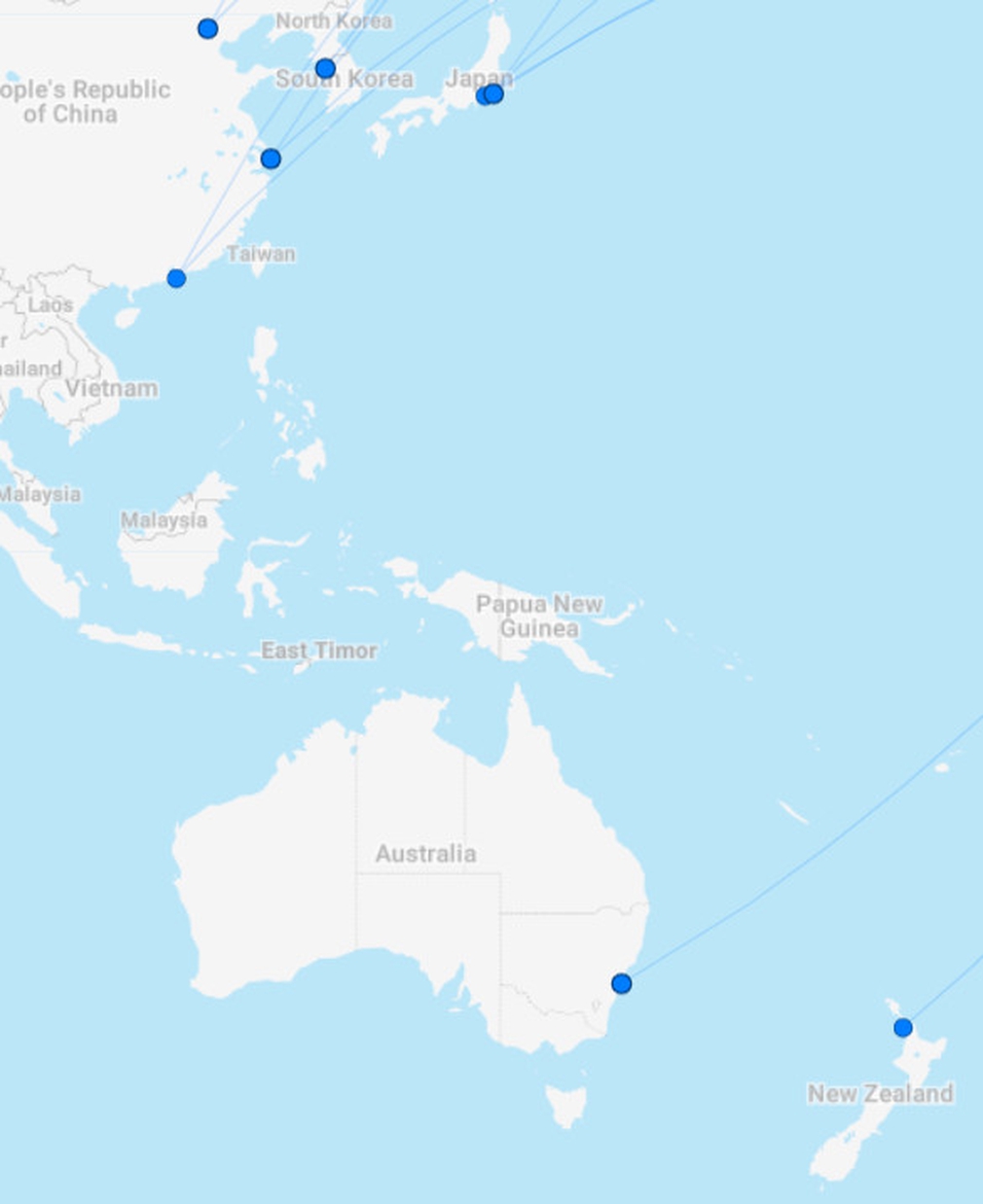 American Airlines South Pacific destinations
