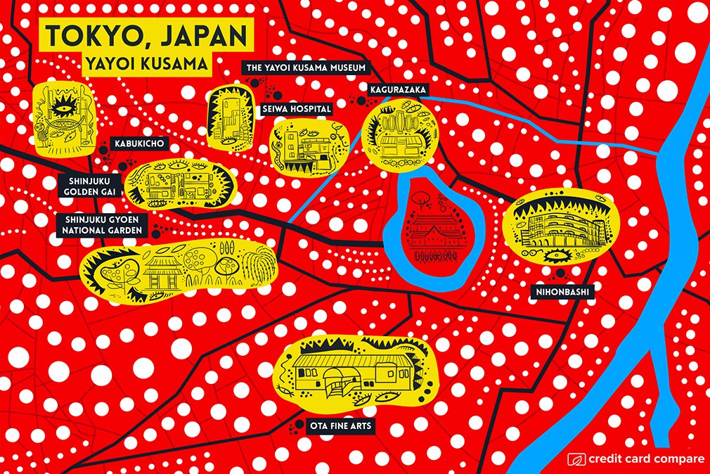 1. Tokyo, Japan (Yayoi Kusama)