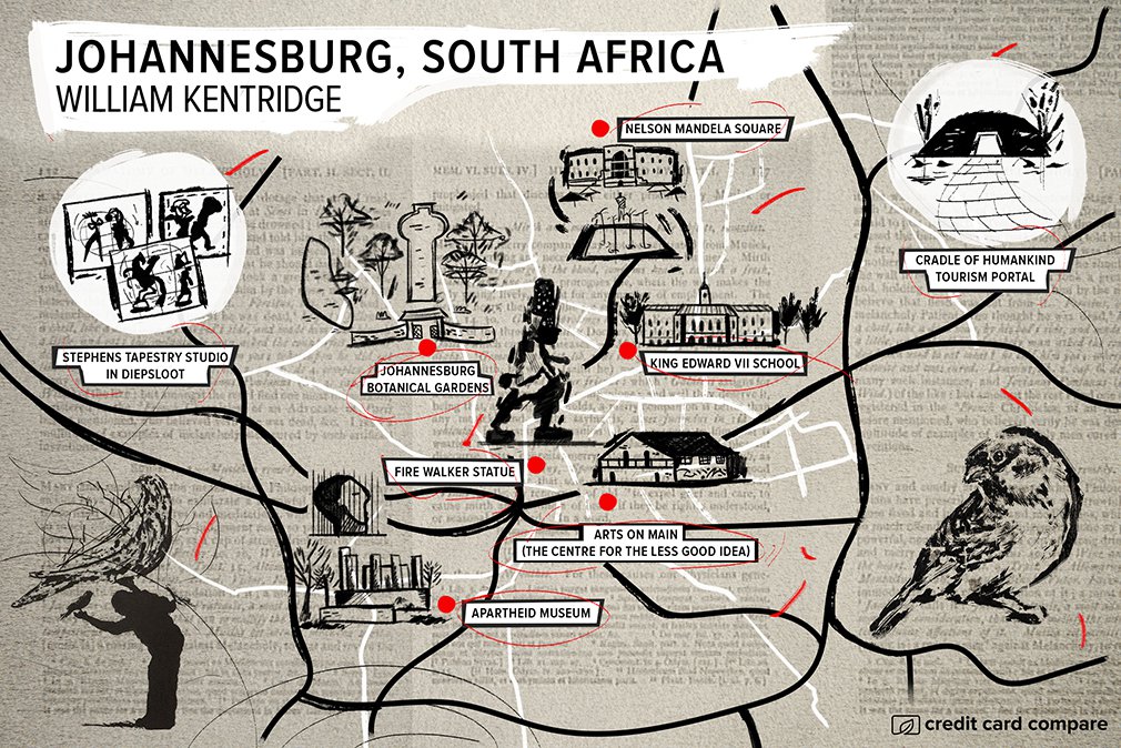 Johannesburg, South Africa (William Kentridge)