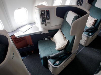 Cathay Pacific long haul business class seat