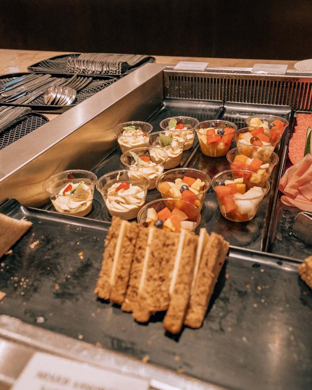 Norwegian breakfast served
