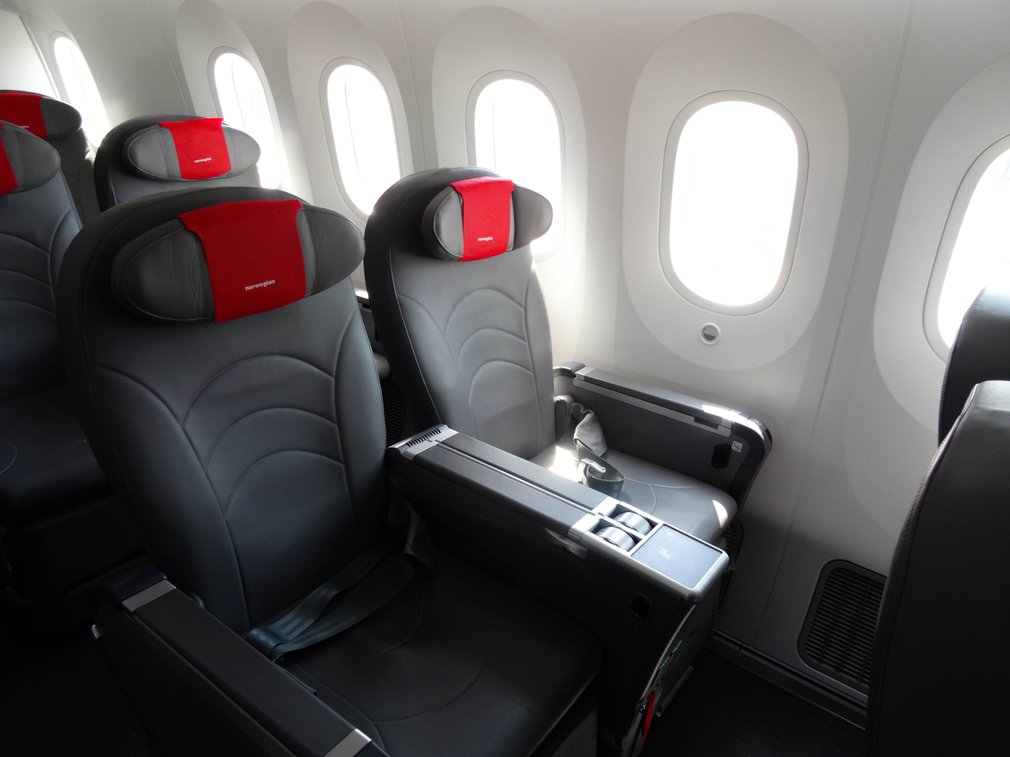 Norwegian Airlines Seat
