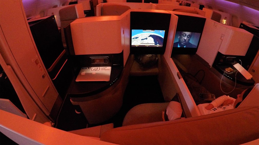 Centre divider down the two seat layout ideal for travelling with someone