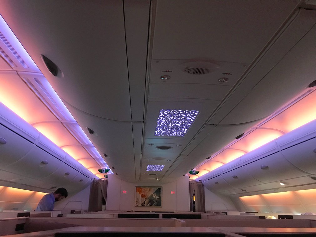 Mood lighting business cabin