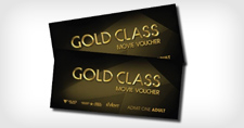 2 x Gold Class Cinema Tickets